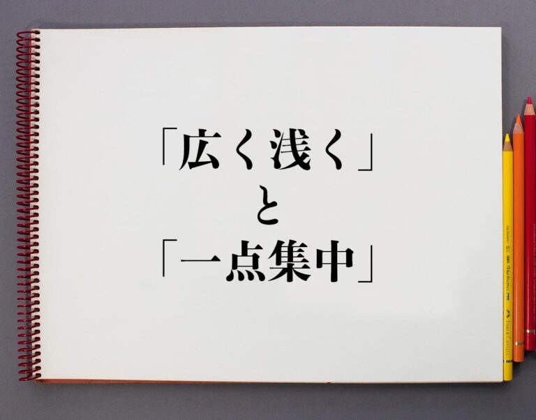 集中の意味
