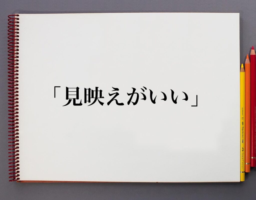 「見映えがいい」とは？意味や使い方、例文など分かりやすく解釈 意味解説辞典